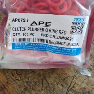 Plunger shaft seal Piaggio Red/Black