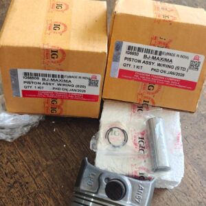 Piston Kit Bajaj Maxima with rings and locks and pin