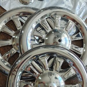 Wheel caps set for Bajaj/Ape city/TVS with allen key