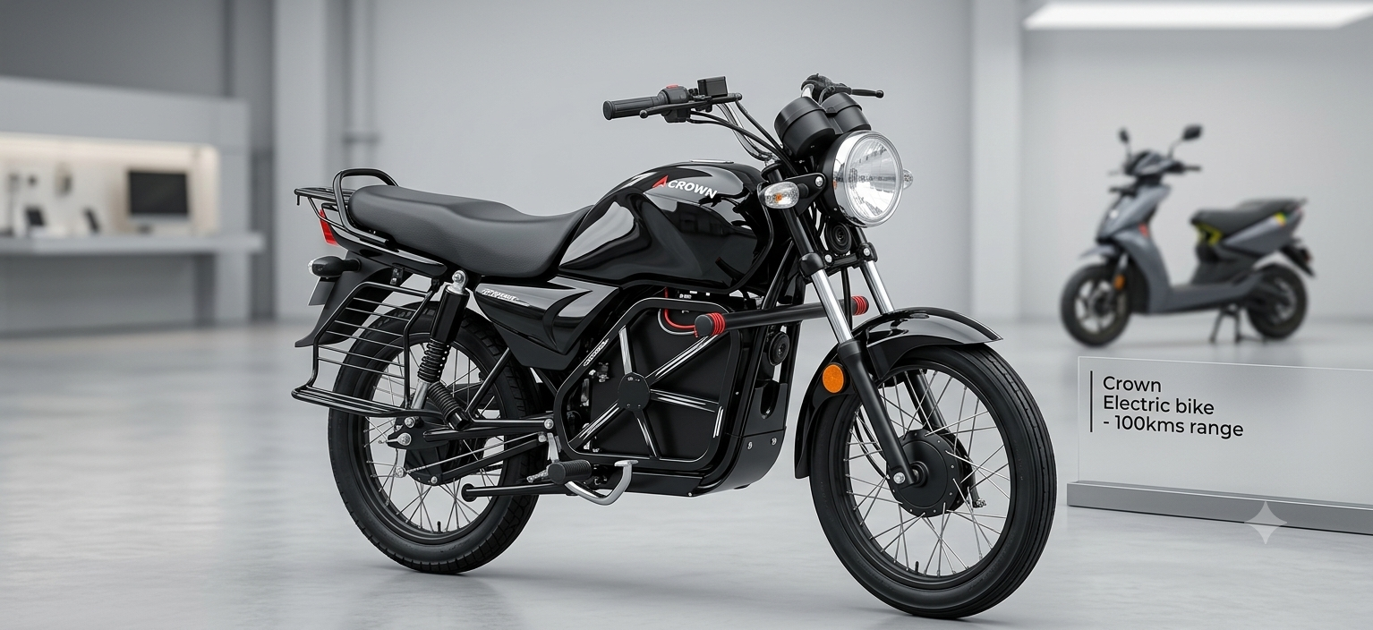 Electric Motorbike with 60V Lithium Ion battery with FREE CHARGER
